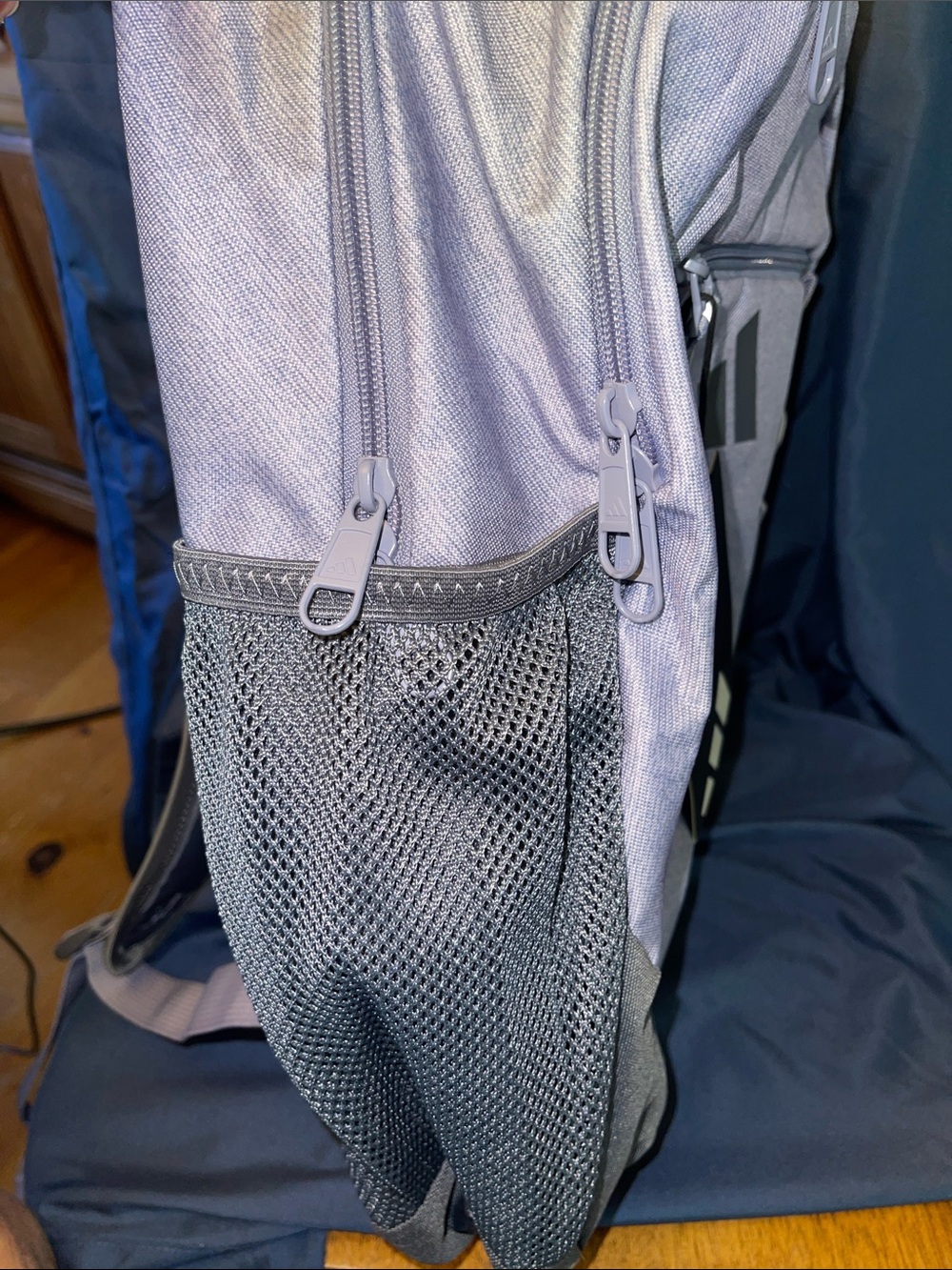 Adidas Excelerator Light Purple & Gray Backpack - Picture 8 of 10